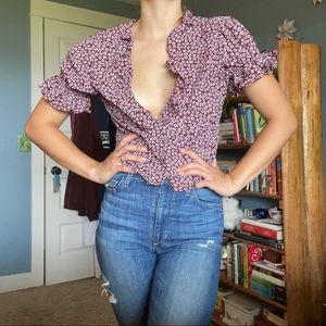 Floral blouse by Monte